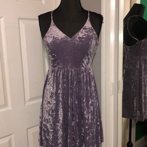 Purple Felt Dress - Never worn
